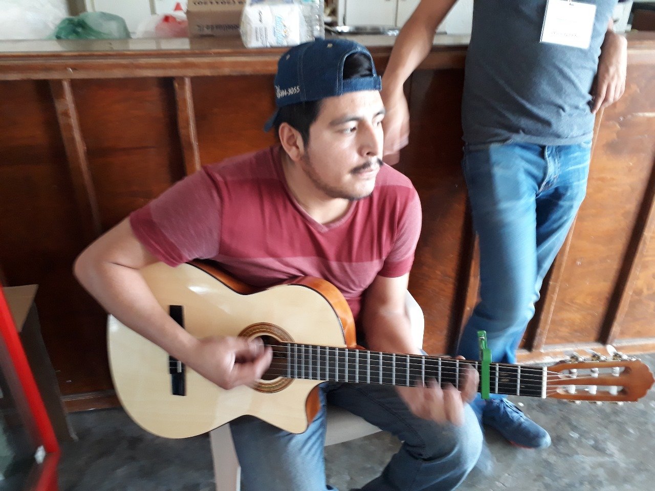 Estudiante sonriendo