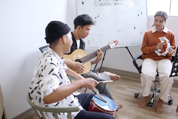 Estudiantes en una clase